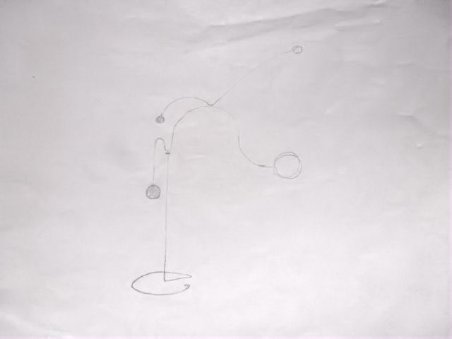 Image of Kinetic Sculpture - Stabile - 9 - Drawing - Design - Draft